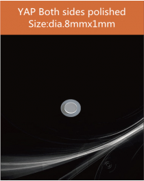 YAP Ce scintillator, YAP Ce crystal, Ce doped YAP scintillation crystal, Scintillation YAP Ce, YAP:Ce  dia.8x1mm